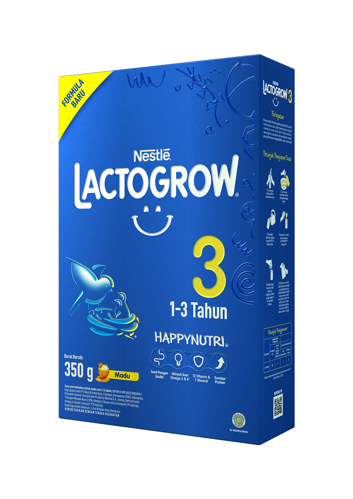 Susu Bubuk LACTOGROW 3 Madu