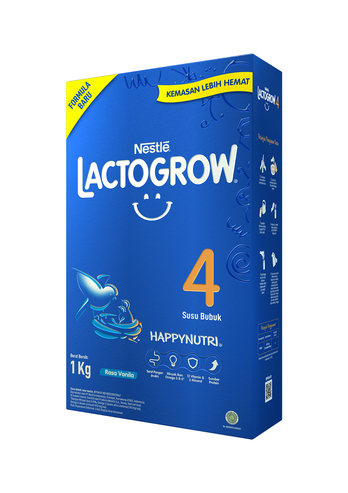 Susu Bubuk LACTOGROW 4 Vanila